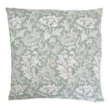 Indlæs billede til gallerivisning William Morris pudebetræk Chrysanthemum Olive
