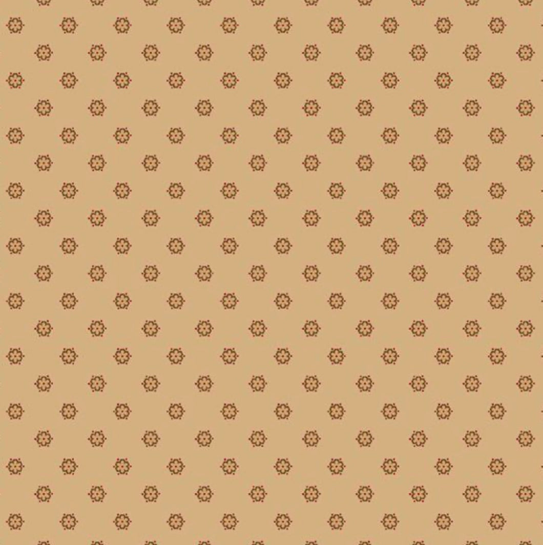 Marcus Fabrics stof Flower Pop beige