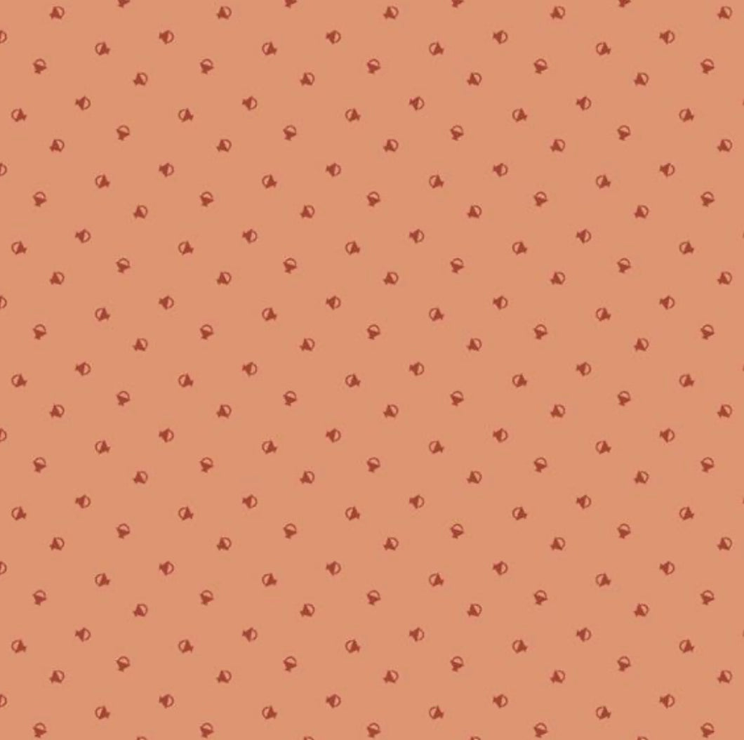 Marcus Fabrics stof Tiny Basket peach